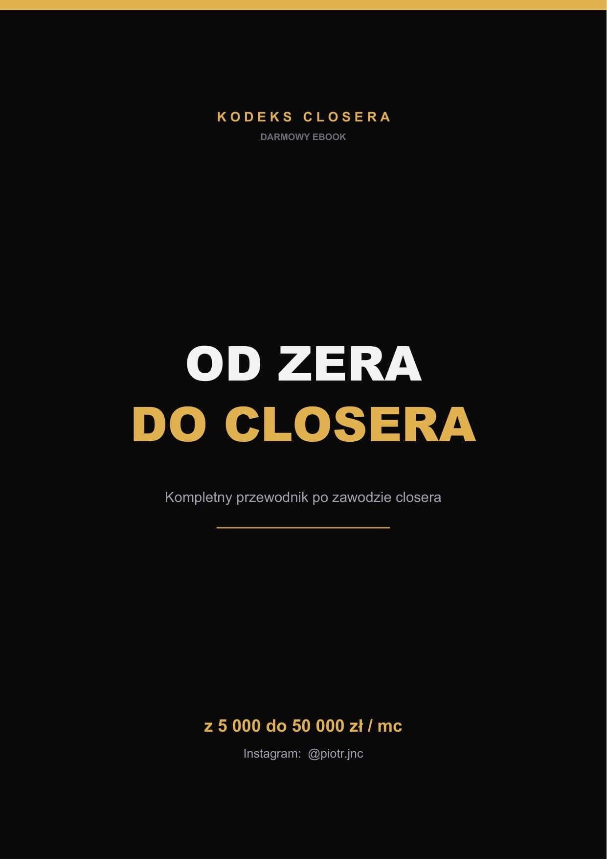 Darmowy ebook: Od zera do closera